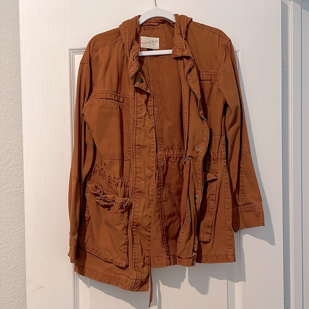 📦 Universal Thread Burnt Orange Military Style Jacket